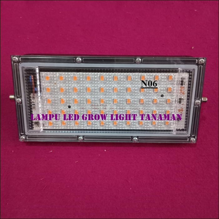 N06 ORI LAMPU ULTRAVIOLET UV 50 WATT SOROT SUPER TERANG GROW LIGHT LED LAMP PENUMBUH TANAMAN HIDROPO
