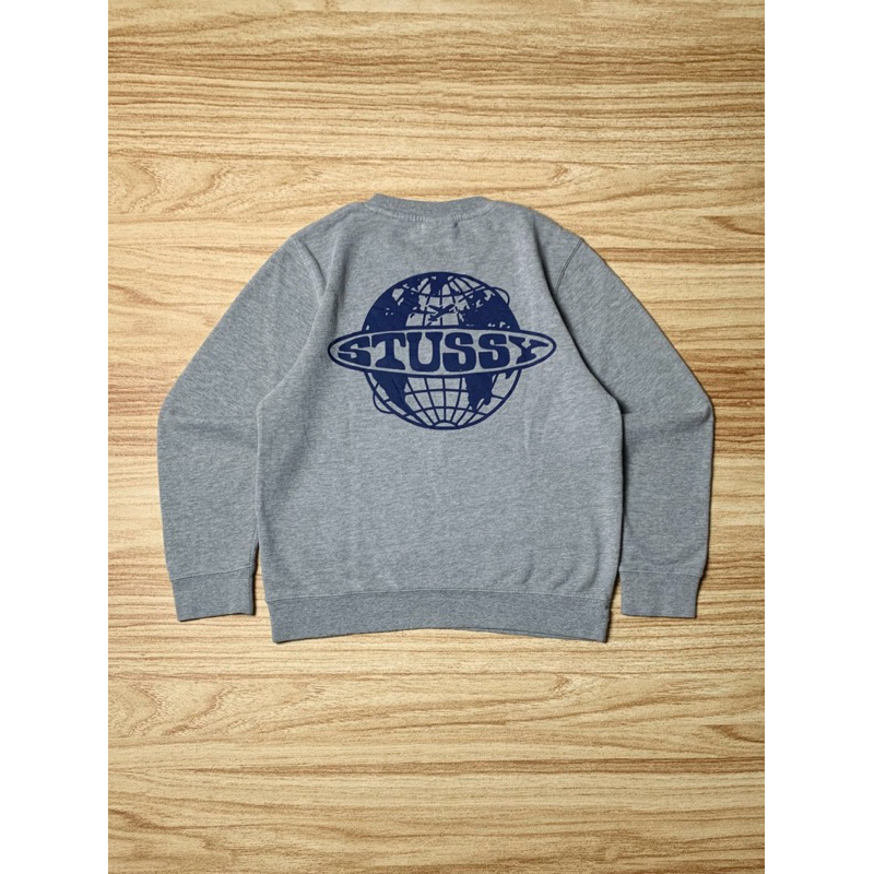 stussy globe crewneck original