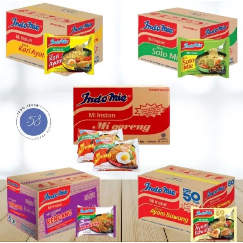 INDOMIE GORENG/INDOMIE REBUS 1 DUS