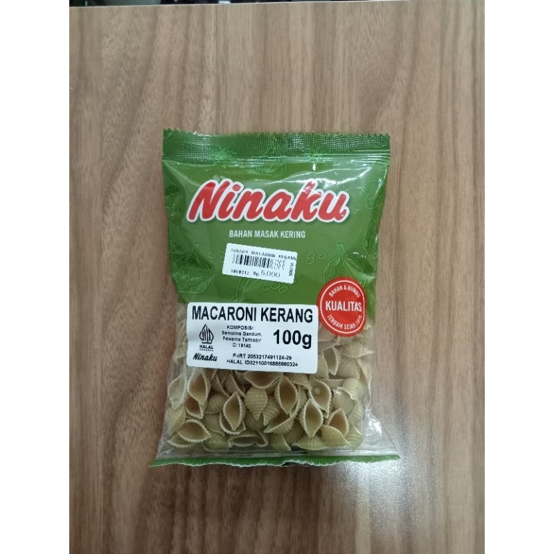 

Ninaku macaroni kerang 100g