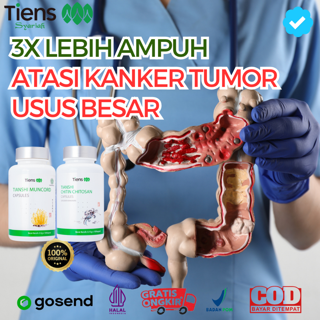 TIENS Tcm Herbal China Kanker Radang Usus Besar Buntu Fitofarmaka Bpom Halal
