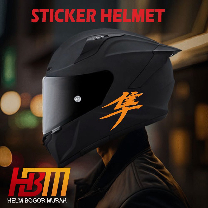 Sticker Hayabusa/ Sticker cutting helm/ sticker motor
