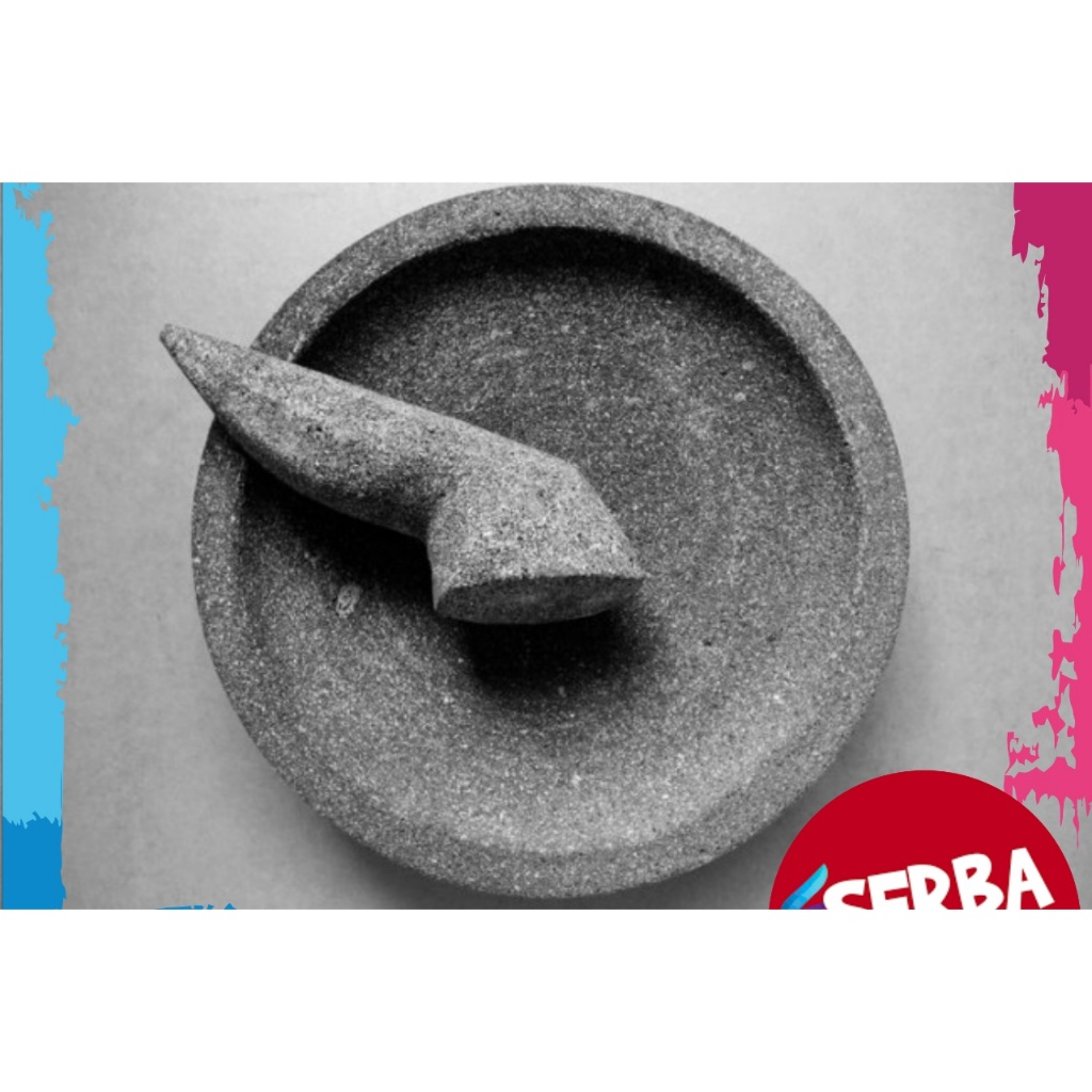 Cobek Batu Asli Ulekan Muntilan + Muntu