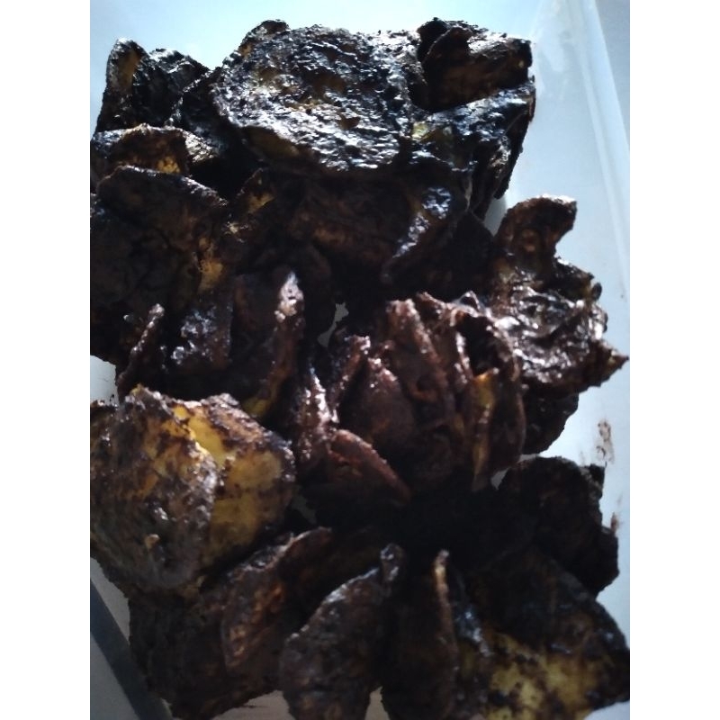 

kripik pisang coklat lumer