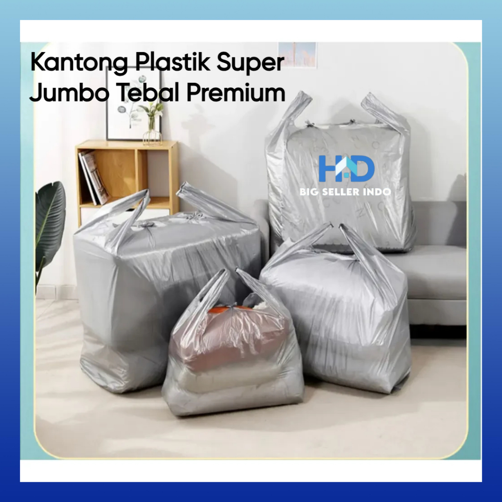 BS Kantong Plastik Super Jumbo Tebal Premium Plastik Kresek Besar Serbaguna