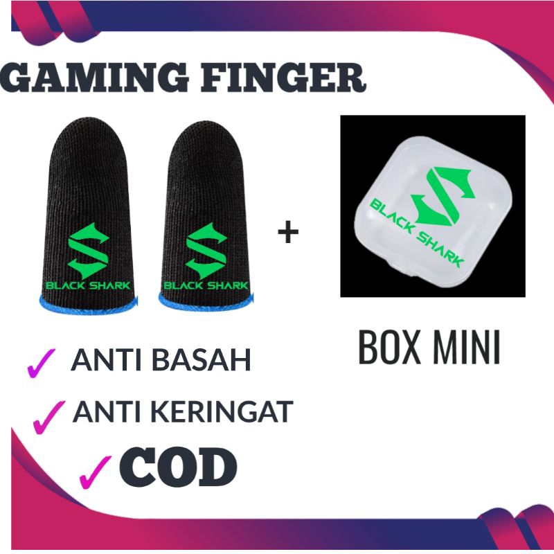 Sarung Jari Jempol Gaming Black Shark+Box Mini