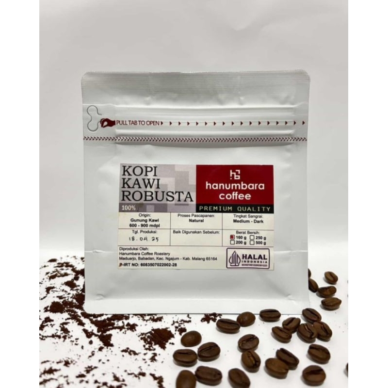 

Kopi Kawi Robusta 100% 100g -Hanumbara Coffee-