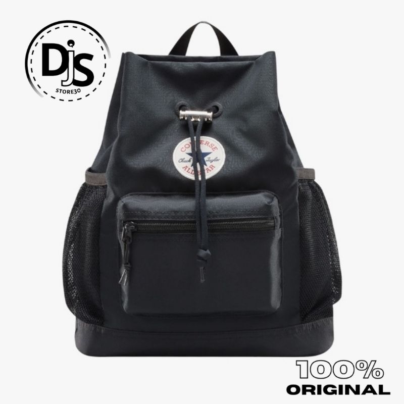 Tas Converse Go lo cinched unisex bucket bag Black
