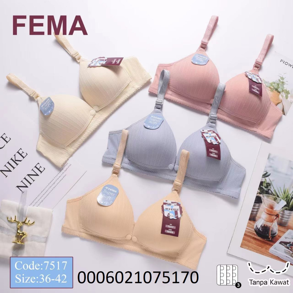 BRA MENYUSUI GARIS BRUKAT BH FEMA NETEK KANCING BUKA TUTUP HAK 3