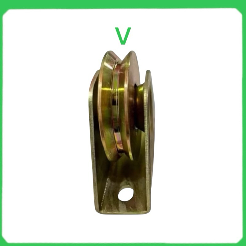 TOT RODA GERBANG PAGAR RODA PAGAR RUMAH MODAL V 60 MM RODA  BESI PAGAR RODA