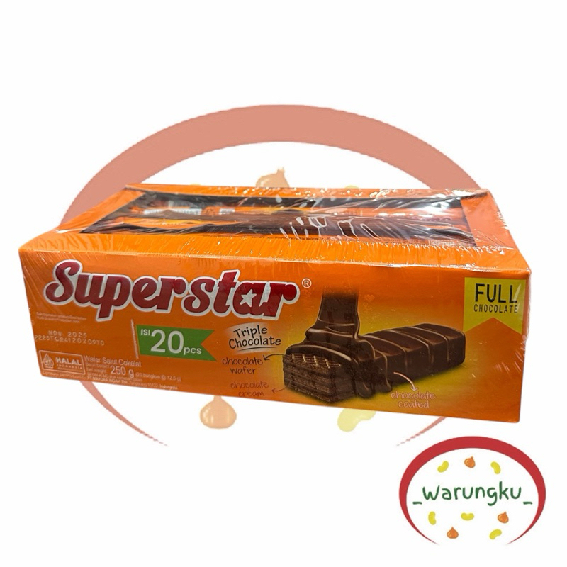 

[BOX] SUPERSTAR isi 20PCS Wafer Full Coklat