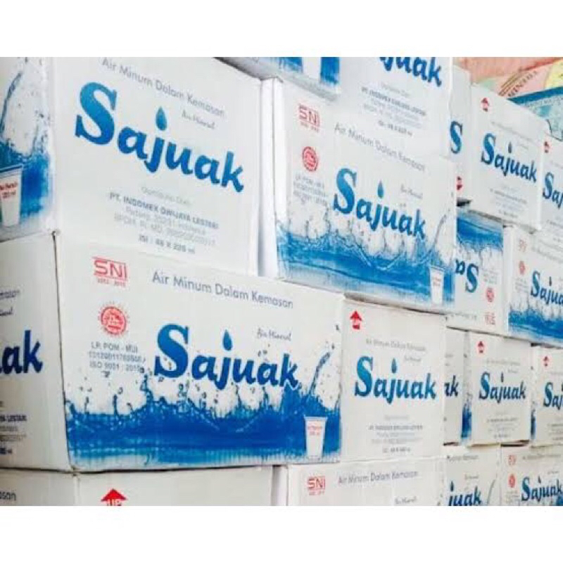 

Sajuak air mineral cup 220ml 1dus isi 48 cup