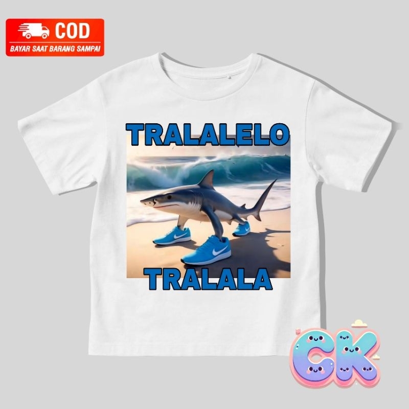 kaos anak tralalelo tralala / baju anak tralalelo tralala/ topi anak tralalelo tralala