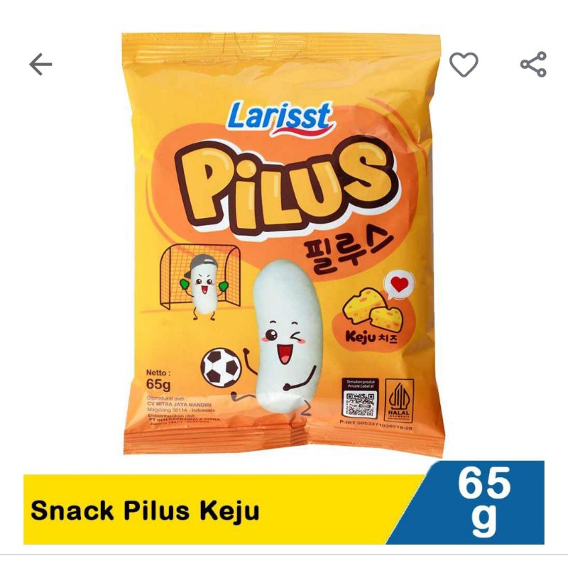 

Larrist Snack Pilus keju 65G