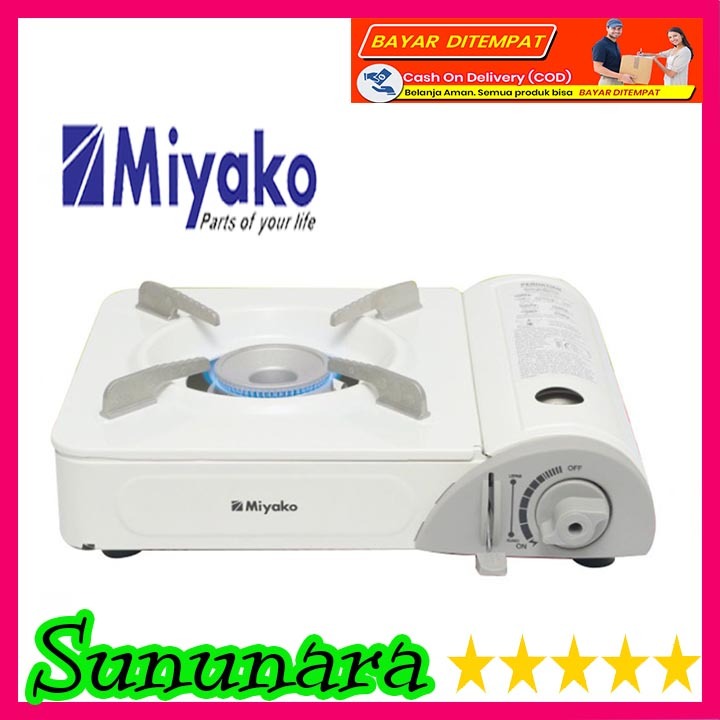 SUNUNARA Kompor Portable Miyako CC-300 / Kompor Miyako  Kompor Piknik Kompor Camping Miyako Putih