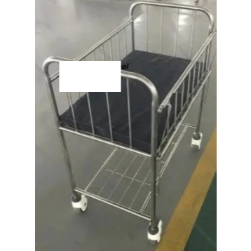 Box tidur bayi portable/Troli tempat tidur bayi Rumah sakit Stainless