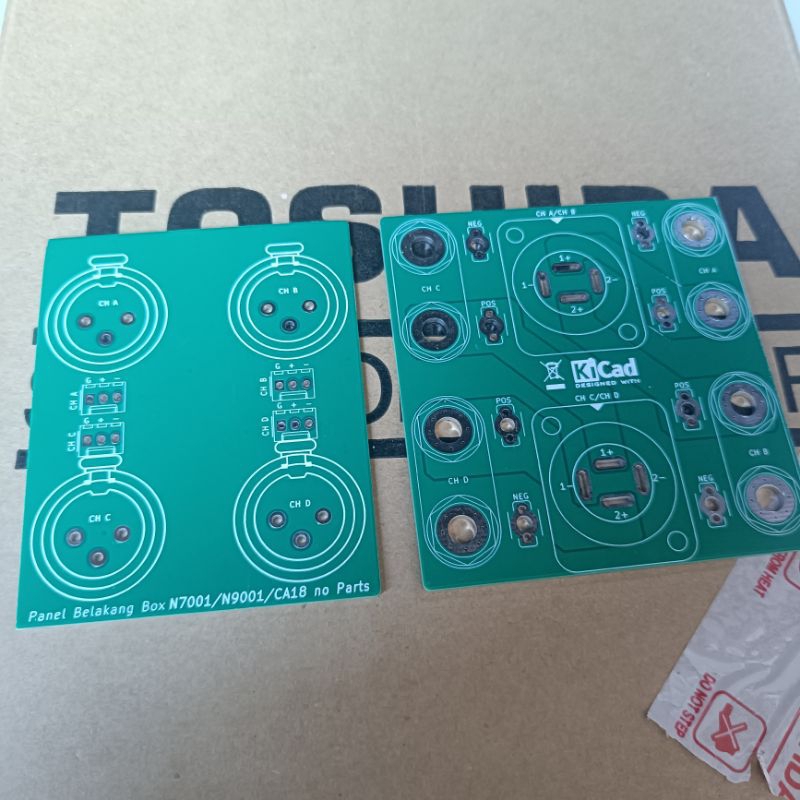 Pcb terminal belakang N9001/N7001/P9001/NCX3 4chanel pcb panel belakang tanpa komponen.