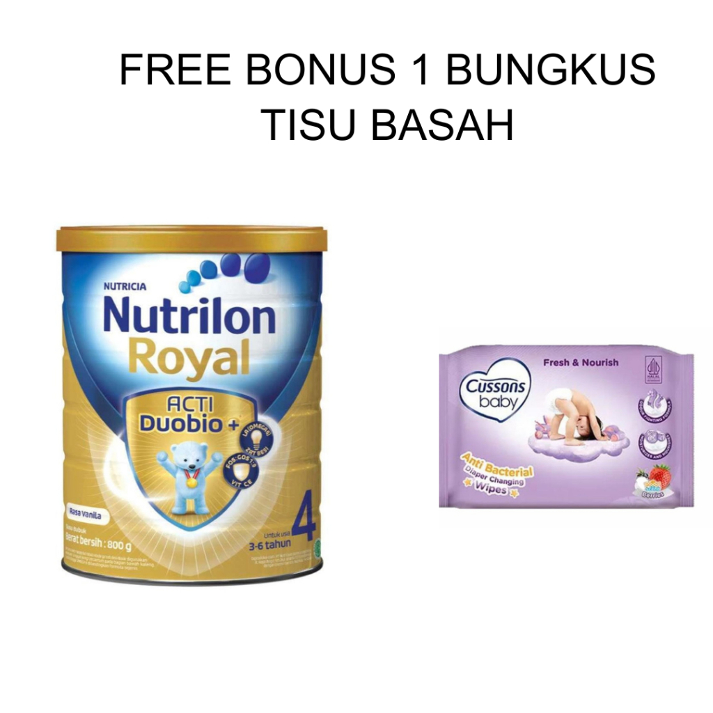 

Nutrilon Royal 4 Vanila 800g – Susu Anak Usia 3–6 Tahun, Tumbuh Hebat & Cerdas