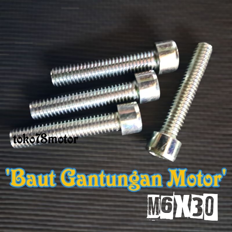 Baut Gantungan motor matic Baut L