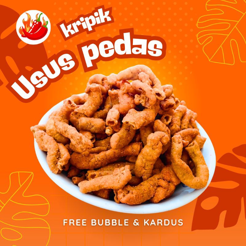 

keripik usus crispy pedas 500 gr