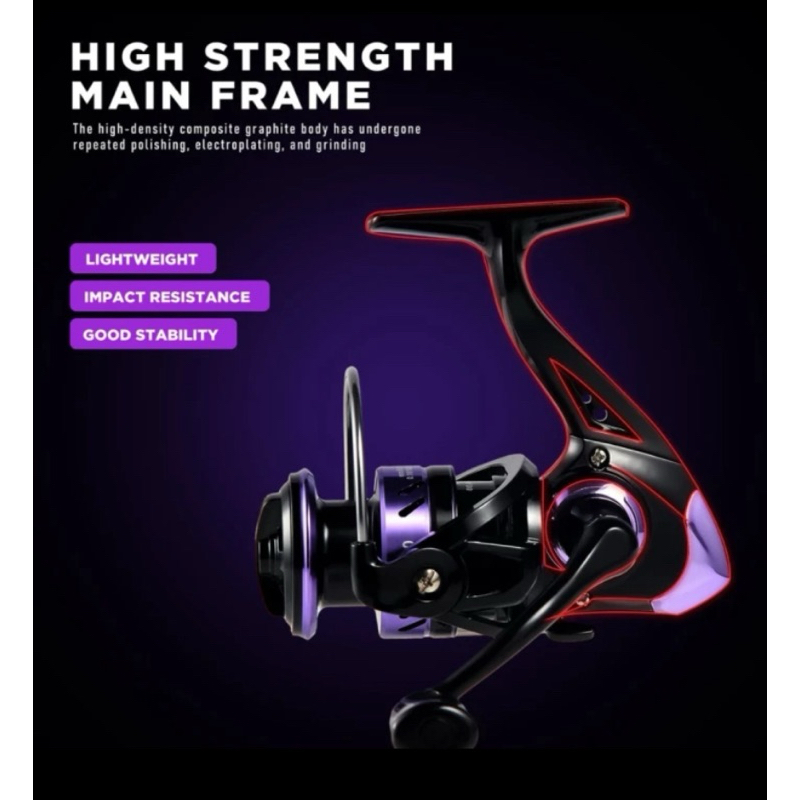 REEL HAUTTON PURPLE WING