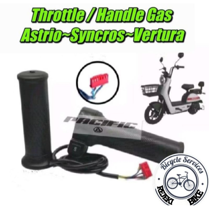 HANDLE GAS SEPEDA LISTRIK PASIFIC/EXOTIC NEW