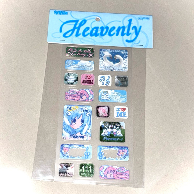 

[new] heavenly sticker sheet by silly me | deco pack sticker journaling fanmade fanshop heysillyme