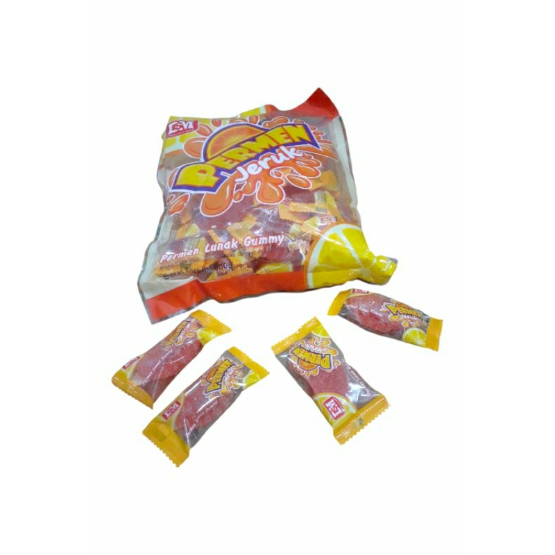 

permen gummy jeruk isi 30