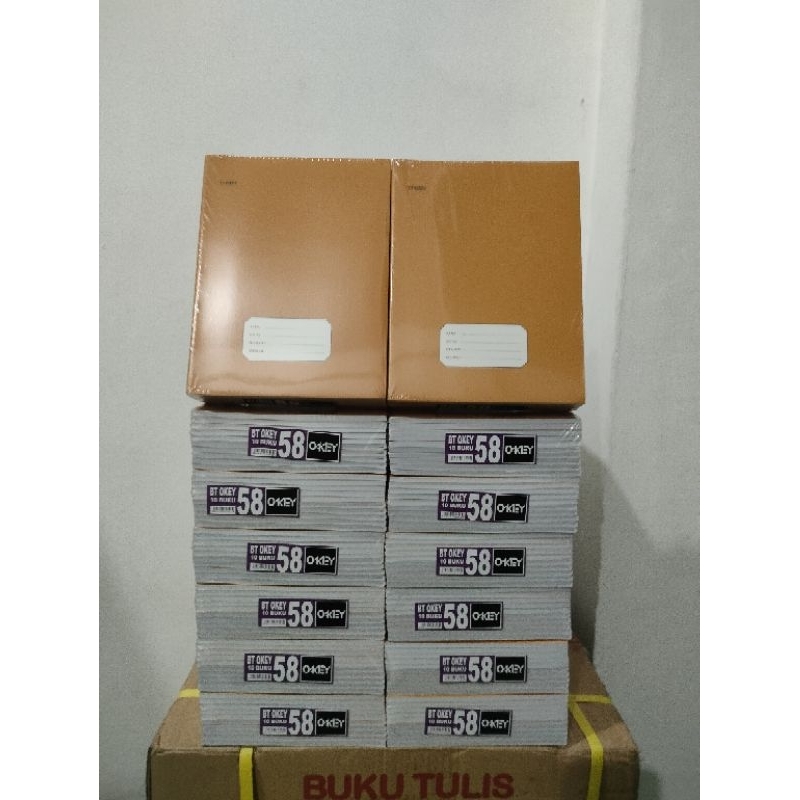 

Buku Tulis Okey isi 58 lembar (1pak=10pcs)