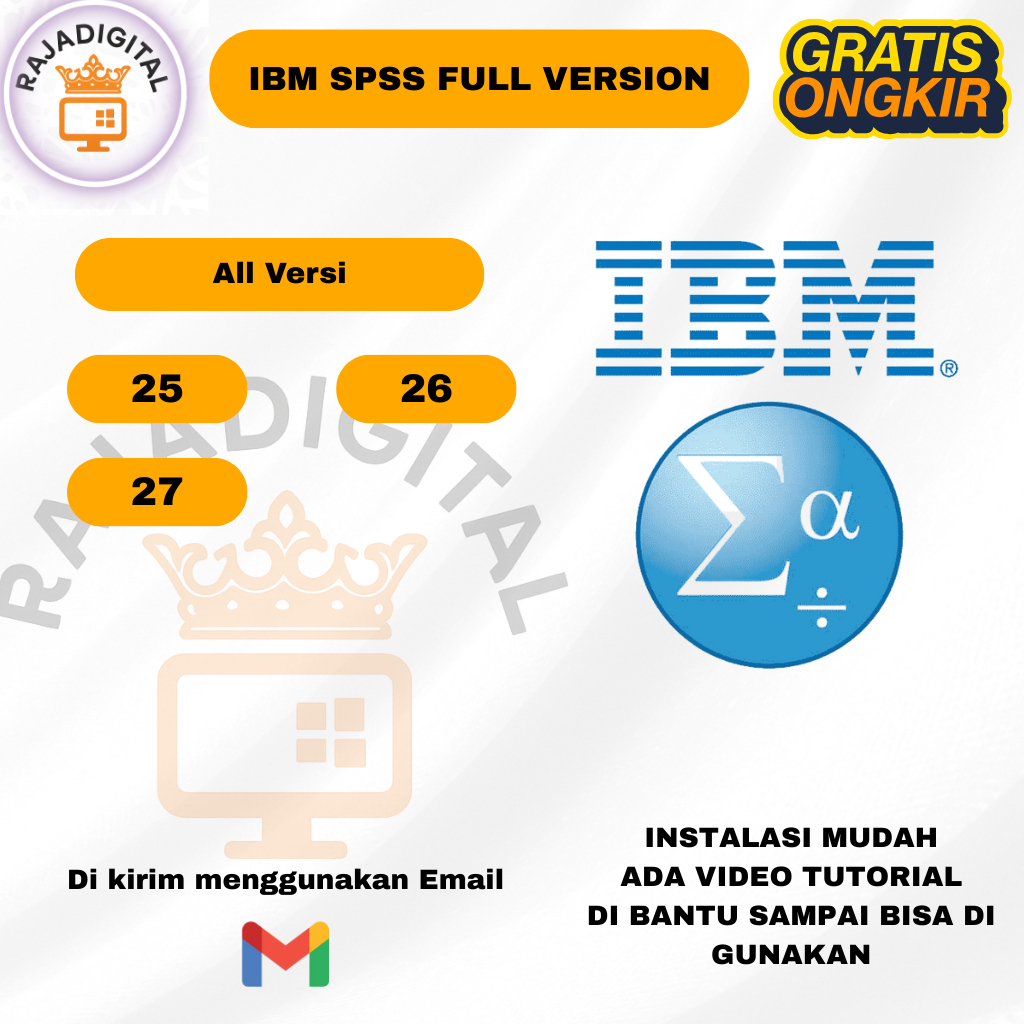 IBM SPSS FULL VERSION 25 26 27