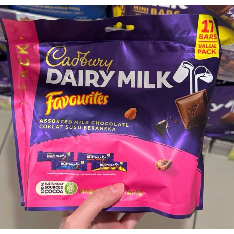 

Cadbury Daily Milk Favourites Assorted Milk Chocolate Malaysia