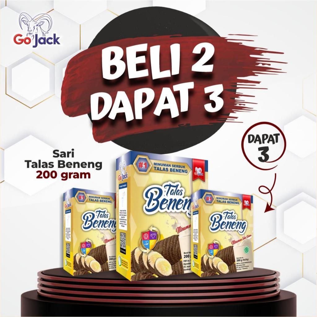 

Minuman Serbuk Talas Beneng BELI 2 DAPAT 3 Go Jack 200 gram jaga