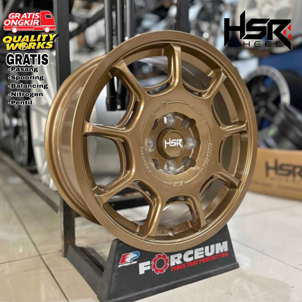 Velg Racing Mobil Wuling Confero Ring 15 Velg Modifikasi Hsr Wheel Jelimpo