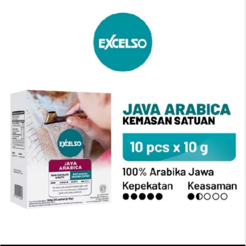 

EXCELSO KOPI JAVA ARABICA SACHET 10X10GR
