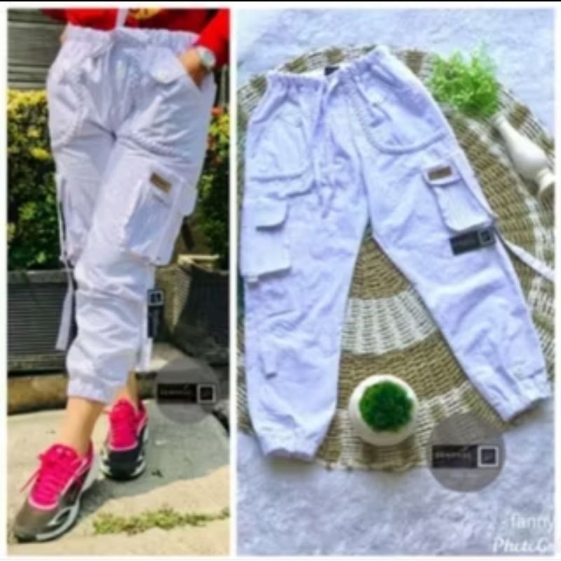 [Bisa Cod]Joger cargo wanita//Jogger olahraga//Jogger kasual//Jogger cargo wanita import premium ter