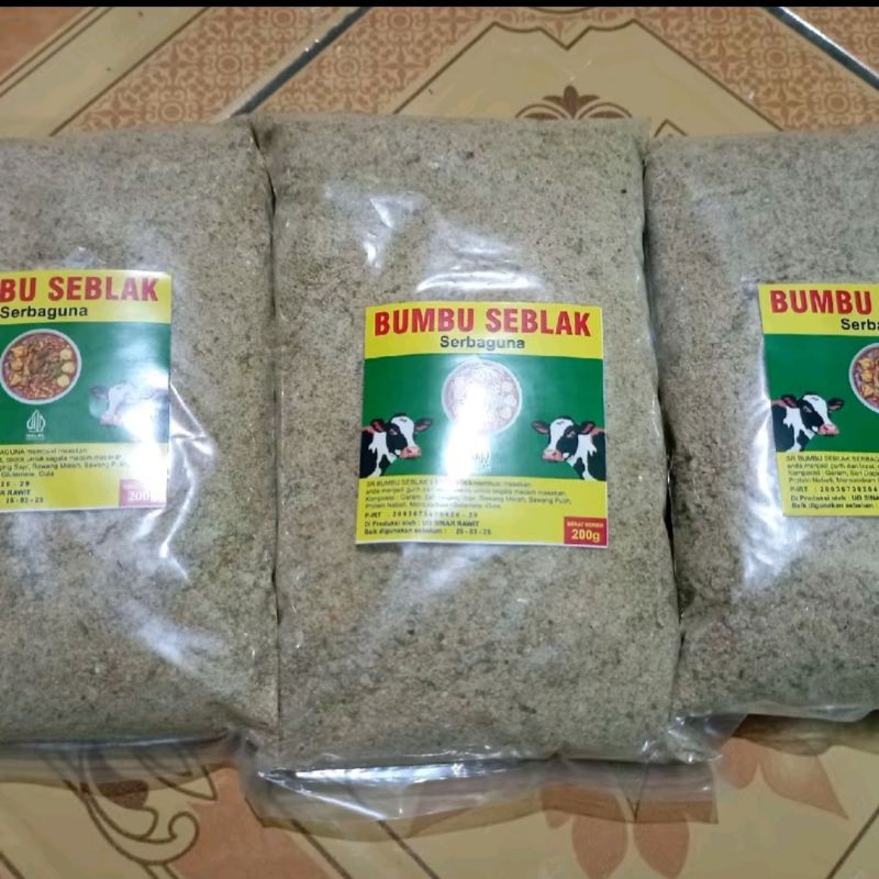 

3 pcs .bumbu seblak kuah kental .gurih rasa sapi cap .dua sapi