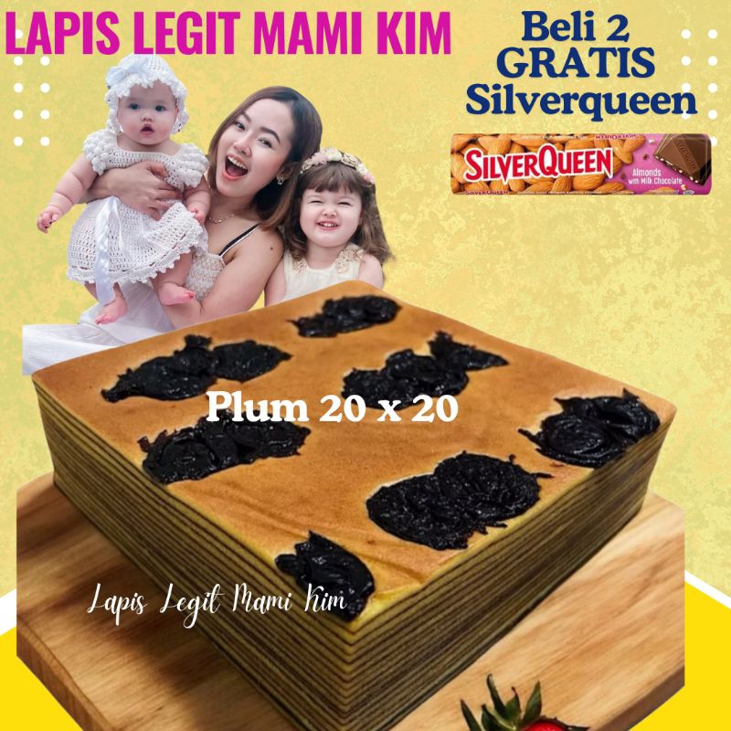 

BELI 2 GRATIS SILVERQUEEN Lapis Legit Mami Kim Premium Plum 20 x 20