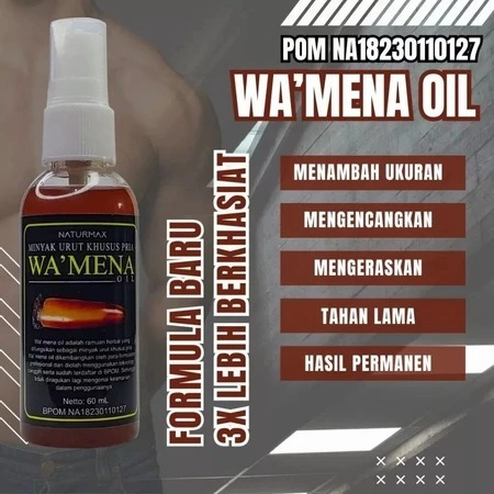 MINYAK WAMENA BPOM DAUN 3 JARI PEMBESAR KELAMINLAKILAKI 100% ORIGINAL