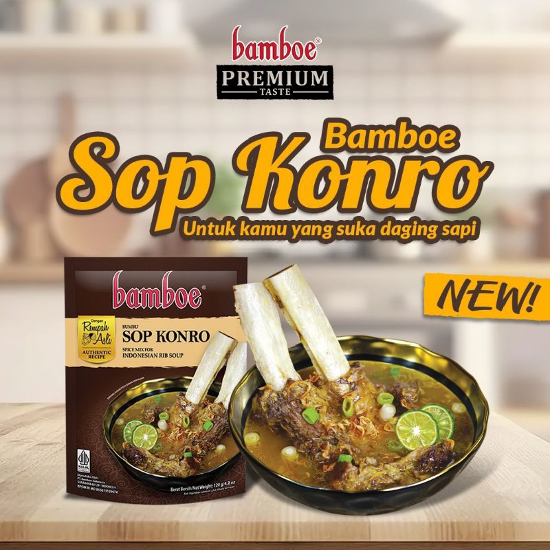 

Bamboe Bumbu Premium Sop Konro 120gram