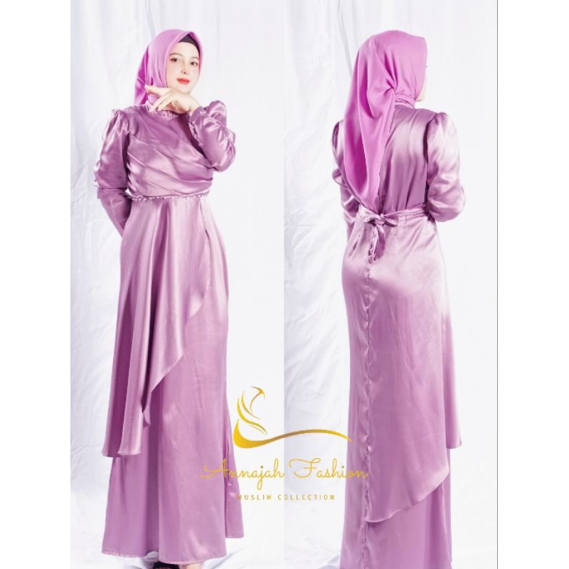 GAMIS SATIN PAYET TERBARU PREMIUM byAnnajahfashion