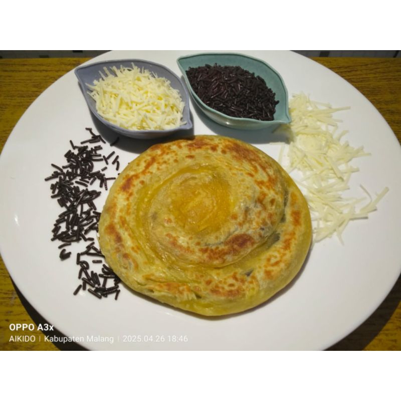 

Roti Maryam Coklat keju jumbo isi 6/Roti Chanai/Roti Arab