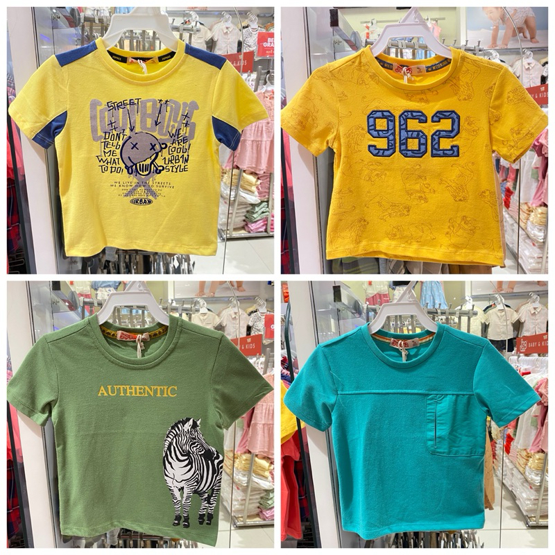 KAOS BALITA ANAK LAKI-LAKI ORIGINAL BRAND JSP BABY(6-36bulan) J242