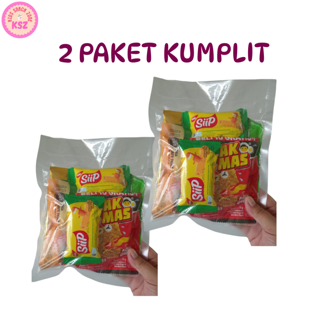 

(PROMO) 2 PAKET KUMPLIT dengan 7 snack setiap paket, bingkisan ulang tahun, hampers atau lainnya