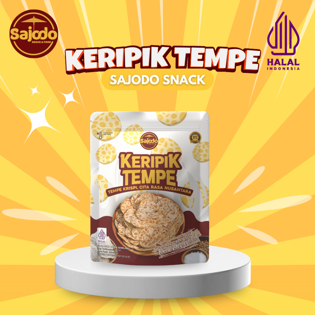 

KERIPIK TEMPE ASIN GURIH - Sajodo Snack & Food