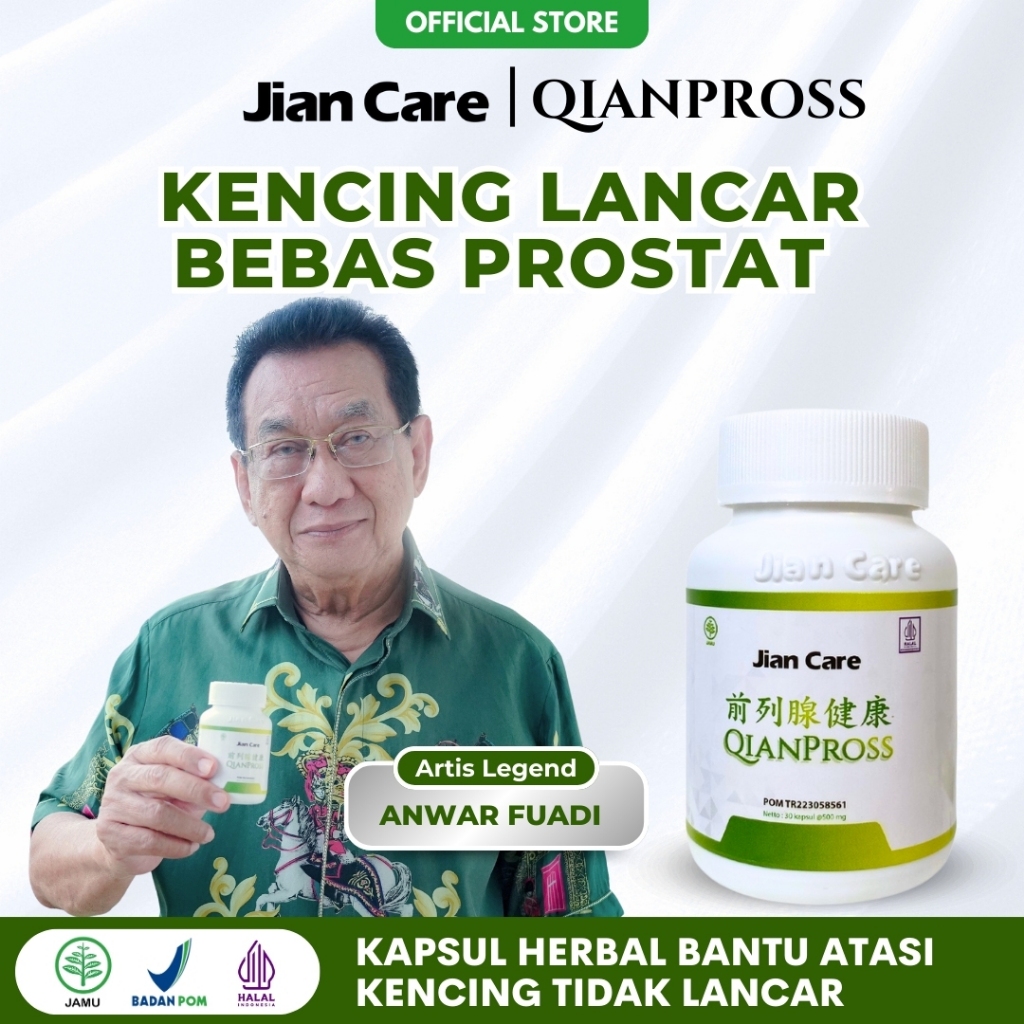Jian Care Qianpross - Herbal Cina Alami Bantu Atasi Gejala Prostat dan ISK