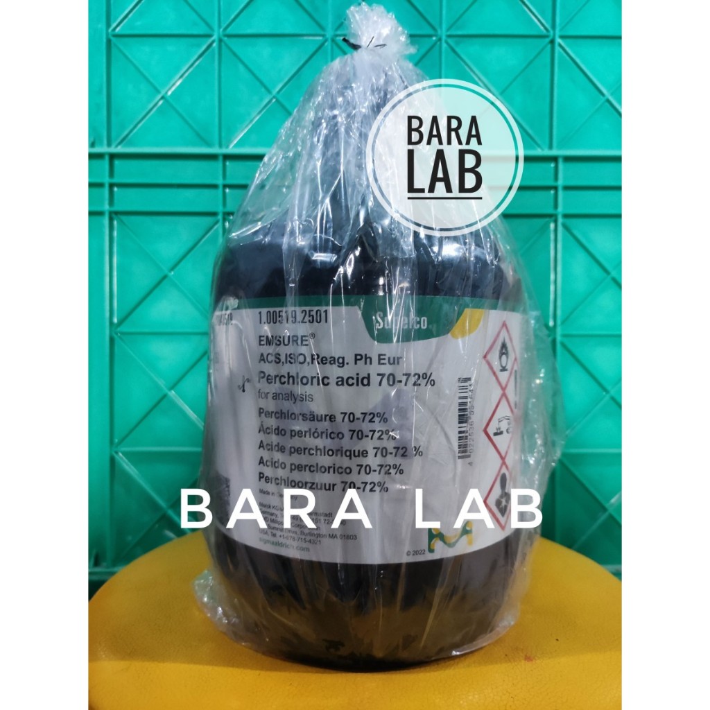 PERCHLORIC ACID 70-72% / HClO₄ / Asam Perklorat MERCK 100519 (REPACK) - 50mL