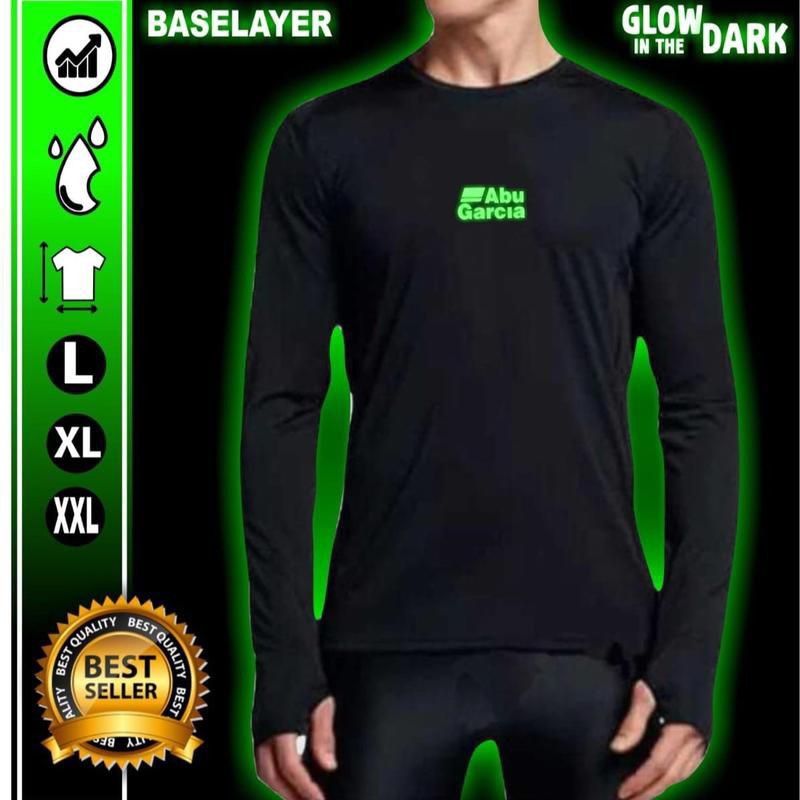 Bestlayer Panjang Pria - Manset Baju Lengan Panjang Pria - Manset Baju Olahraga Logo Menyala
