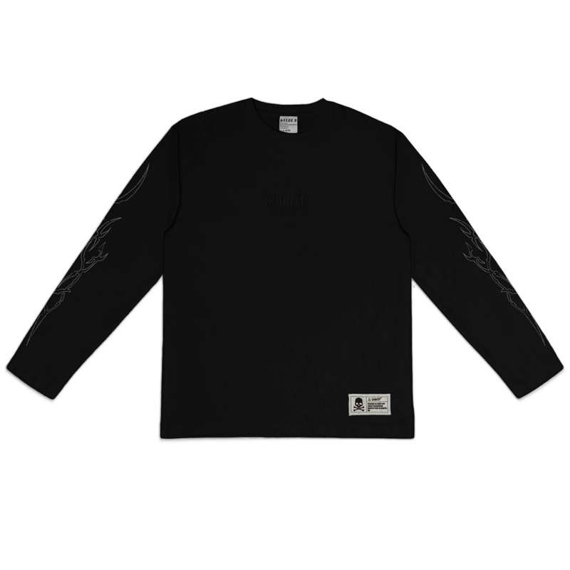 LONGSLEEVE SAINTP USA BLACK