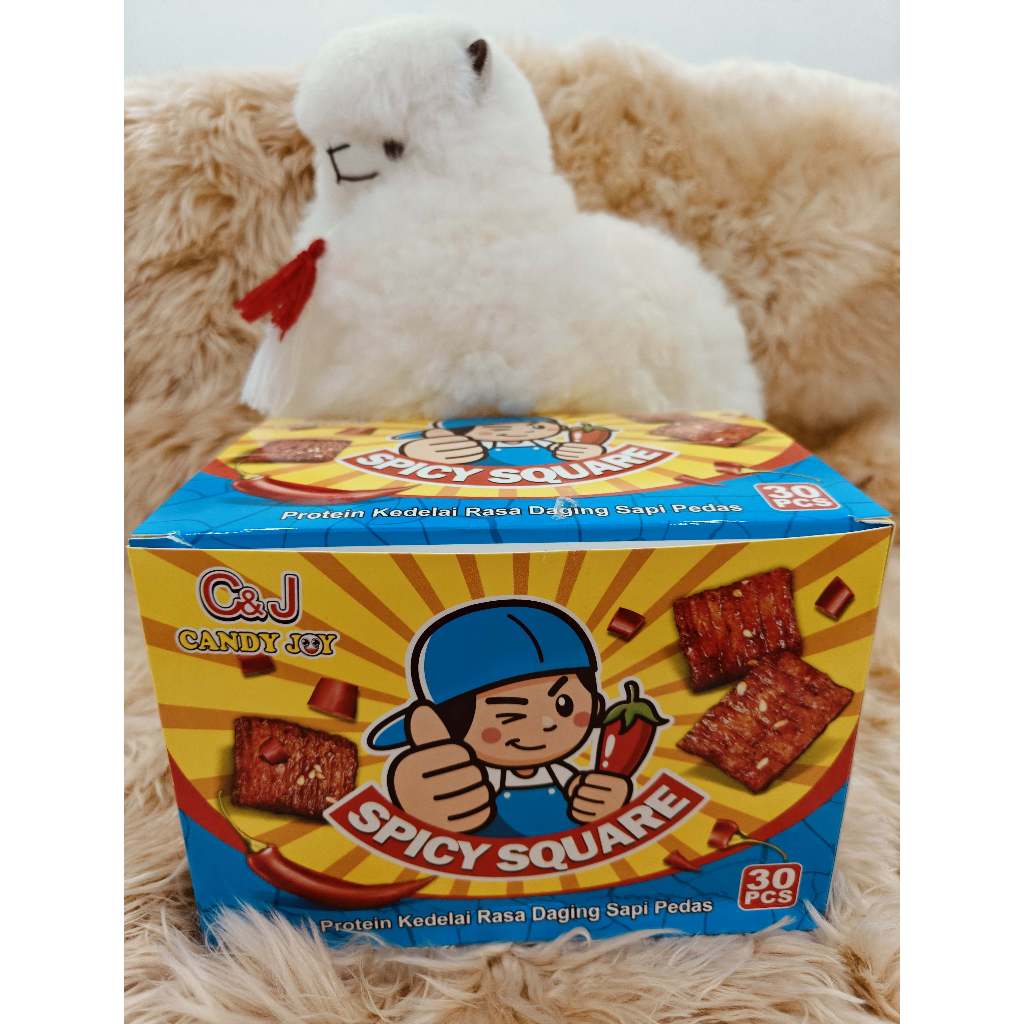 

EG Protein Kedelai Spicy Square, 30Pcs