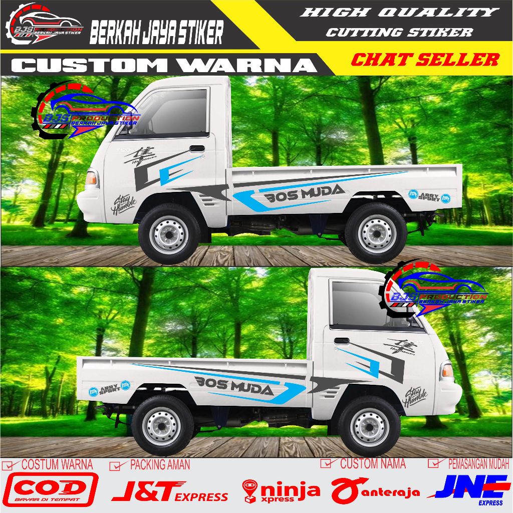 NEW Stiker mobil pickup carry futura Stiker Pickup Indonesia stiker Striping Mobil Pickup